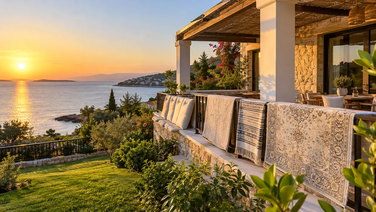 Büyükçekmece villa halı yıkama – deniz manzaralı yazlıkta halı bakımı