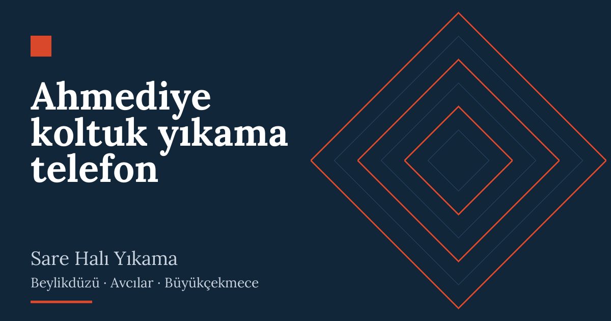 Ahmediye koltuk yıkama telefon: evde yıkama