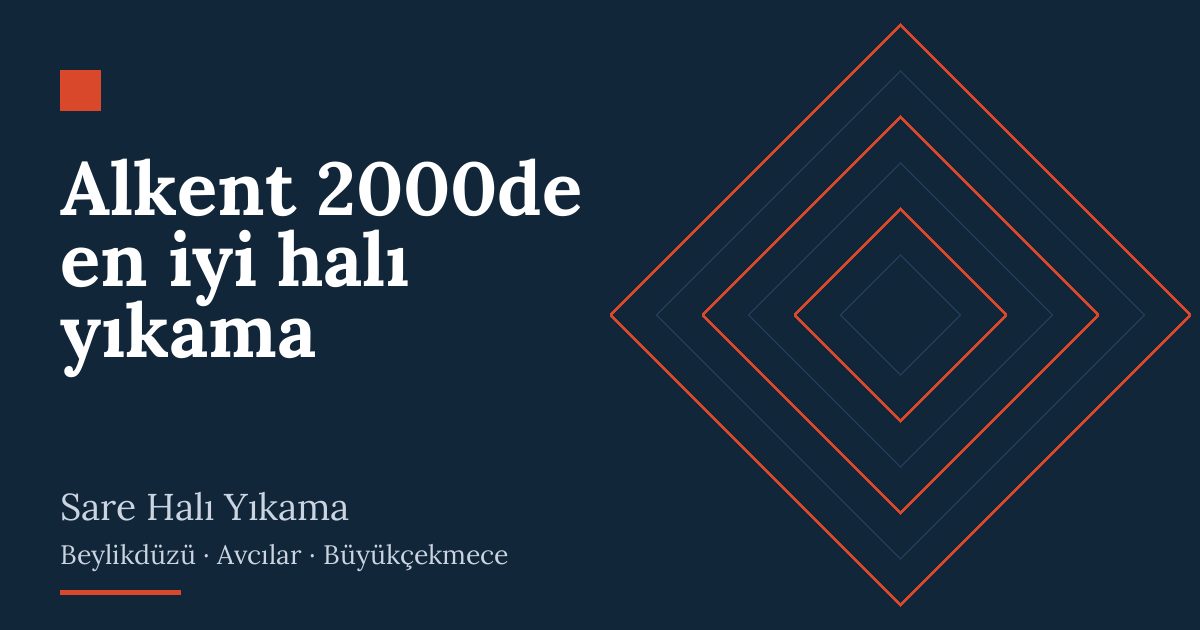 Alkent 2000de en iyi halı yıkama – hizmet özeti