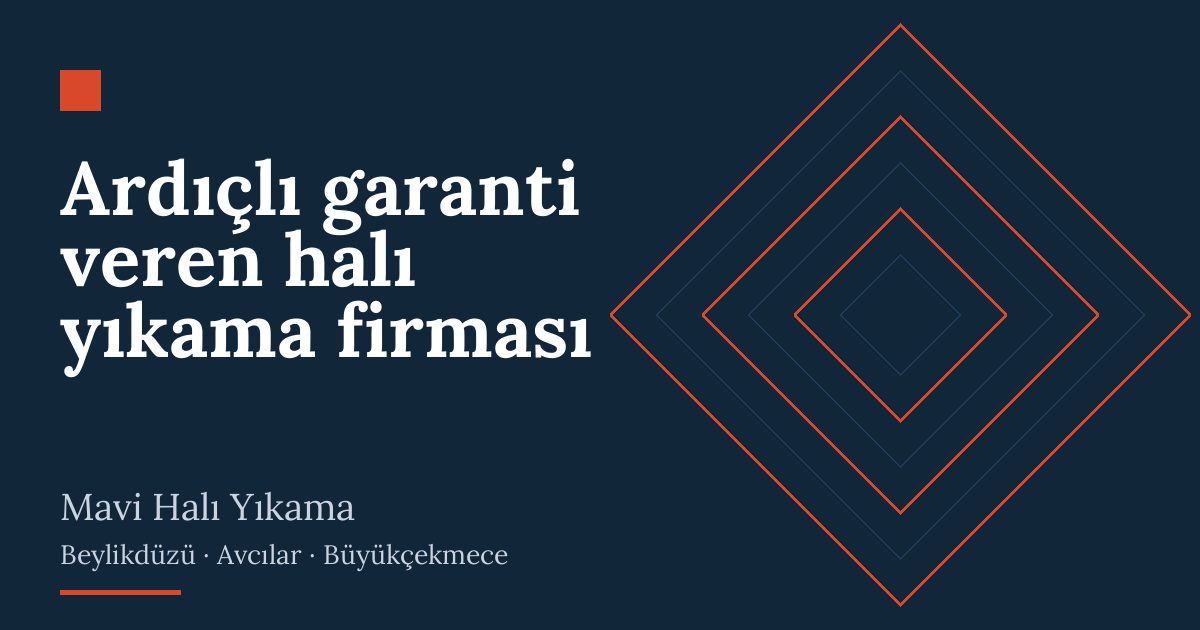 Ardıçlı garanti veren halı yıkama firması | Mavi Halı Yıkama