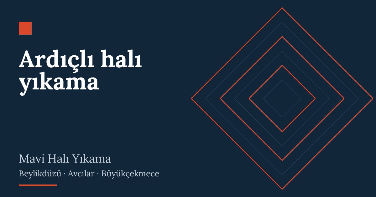 Ardıçlı halı yıkama – hizmet özeti
