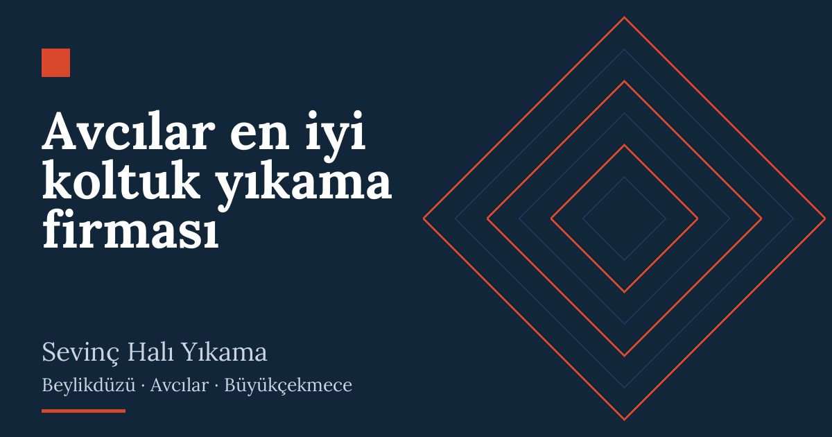 Avcılar en iyi koltuk yıkama firması: evde yıkama