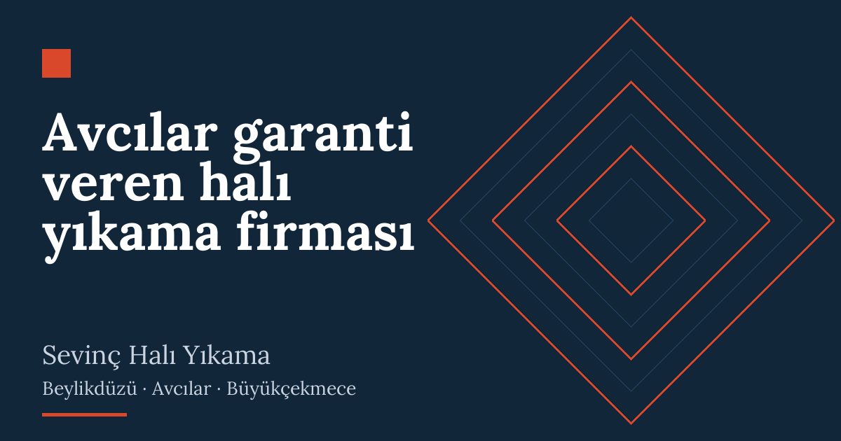 Avcılar garanti veren halı yıkama firması | Sevinç Halı Yıkama