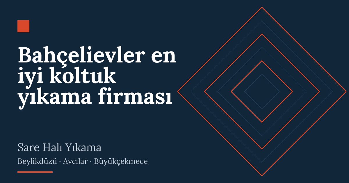 Bahçelievler en iyi koltuk yıkama firması: evde yıkama