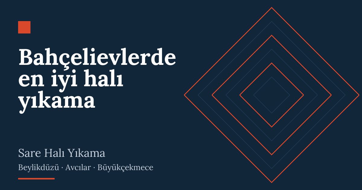 Bahçelievlerde en iyi halı yıkama: alım, yıkama ve teslim