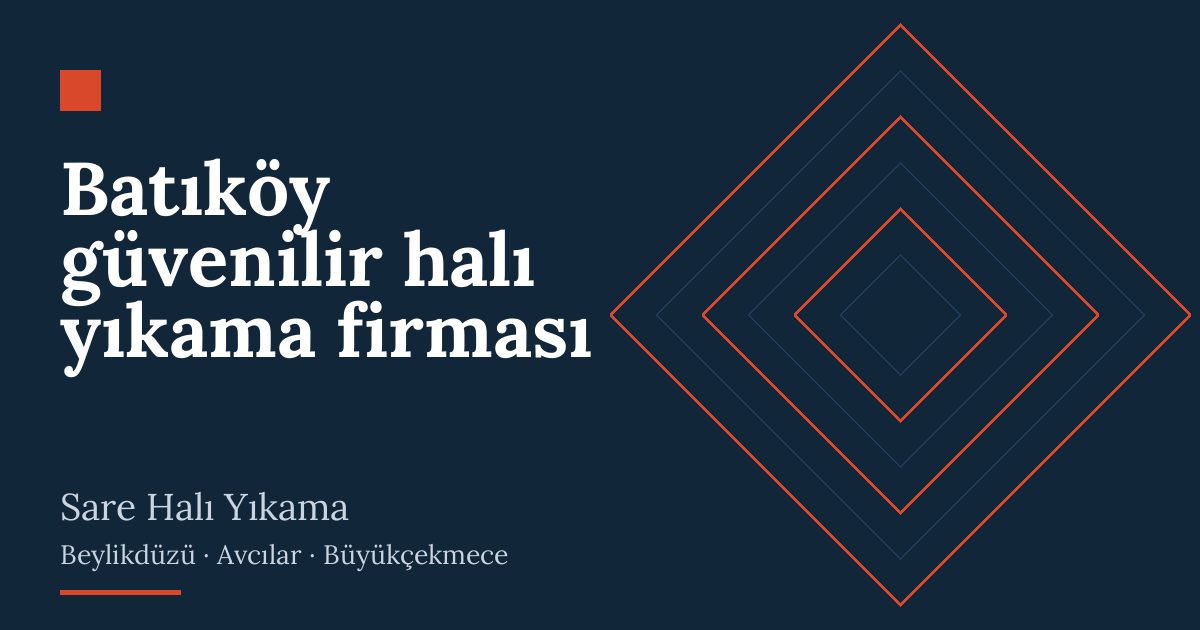 Batıköy güvenilir halı yıkama firması: alım, yıkama ve teslim