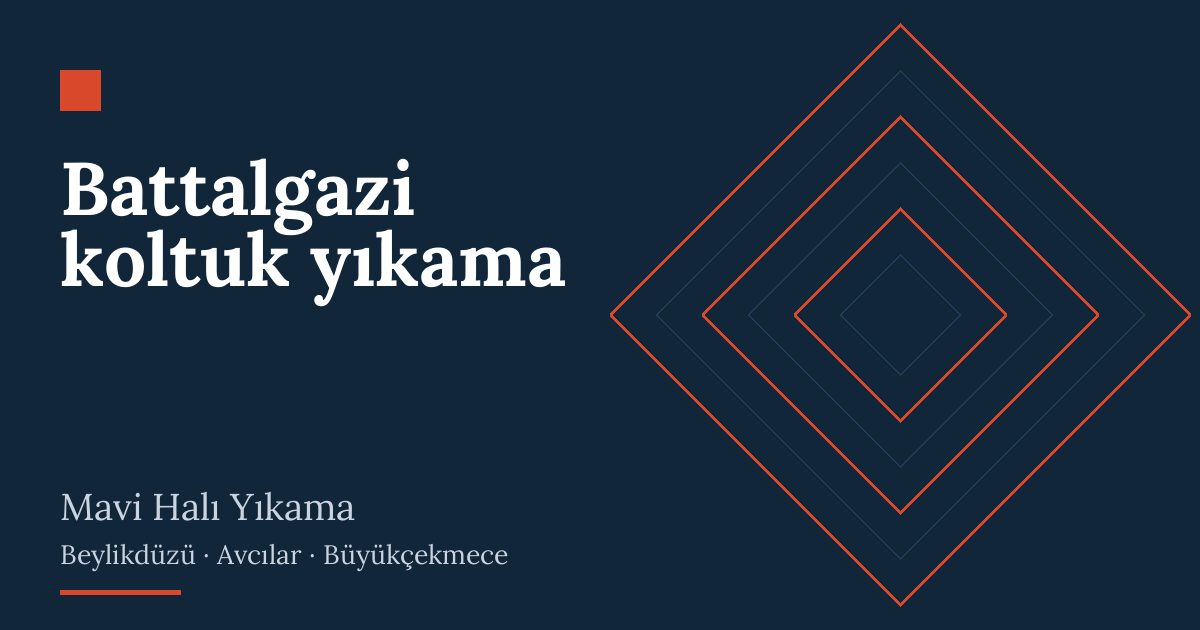 Battalgazi koltuk yıkama – hizmet özeti