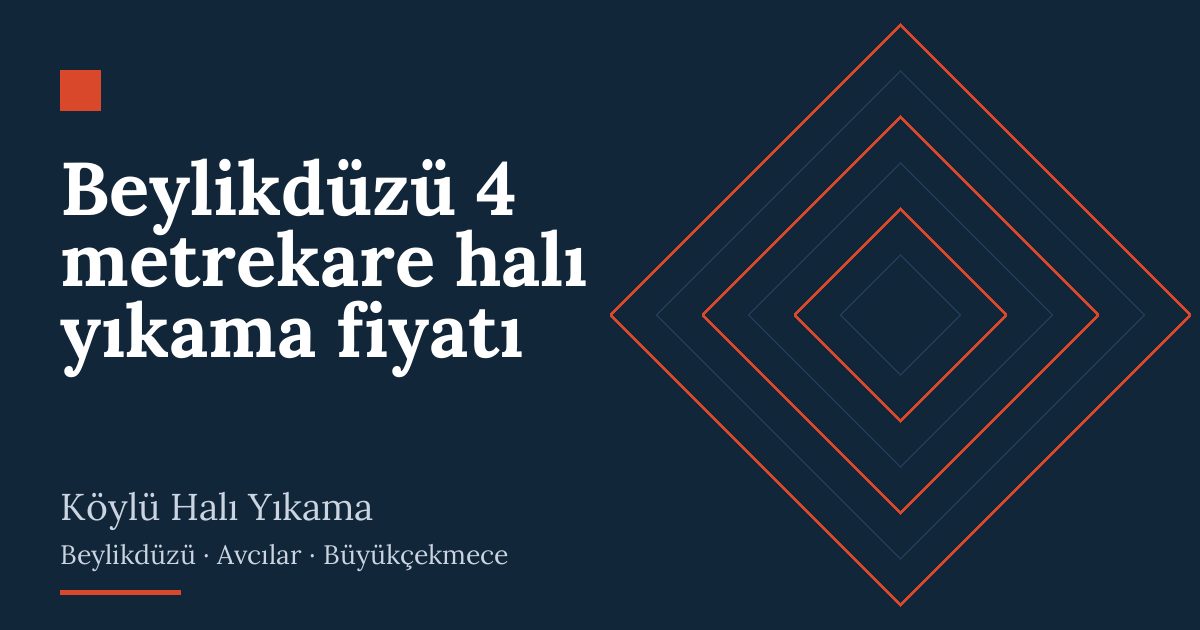 Beylikdüzü 4 metrekare halı yıkama fiyatı Beylikdüzü 4 metrekare halı yıkama fiyatı hizmeti
