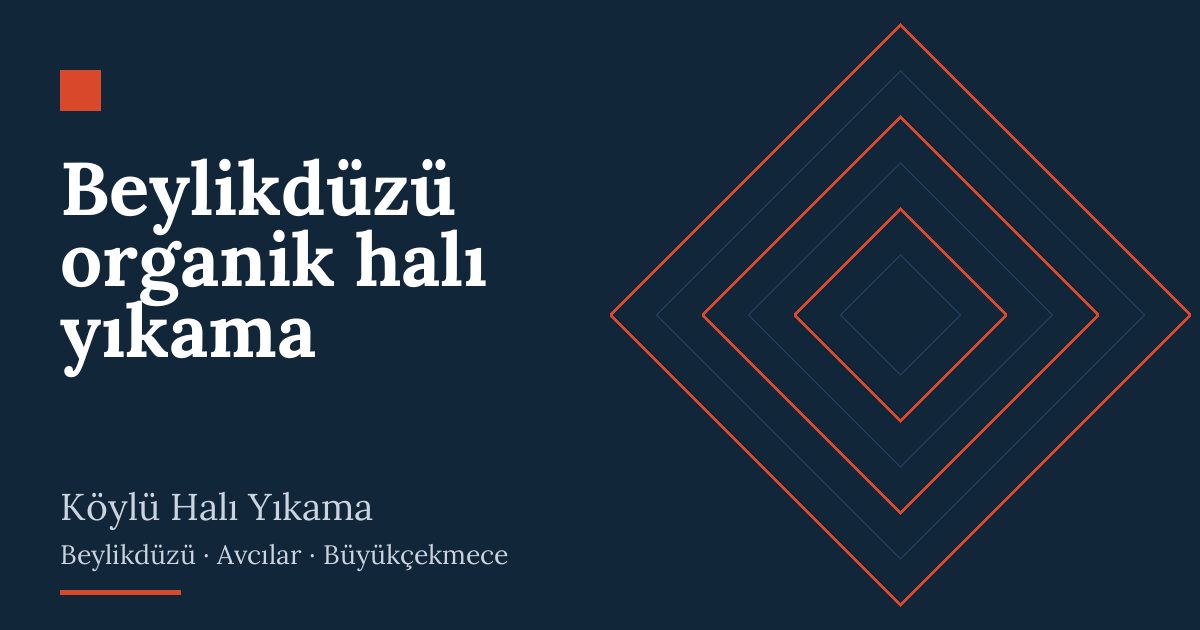 Beylikdüzü organik halı yıkama hizmeti