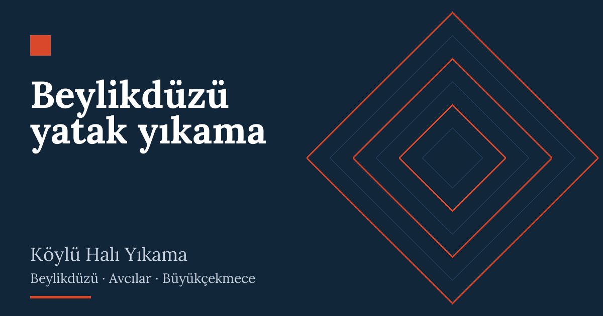 Beylikdüzü yatak yıkama hizmeti