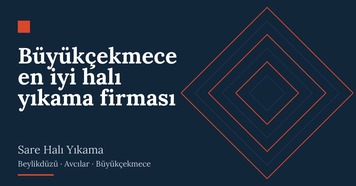 Büyükçekmece en iyi halı yıkama firması hizmeti