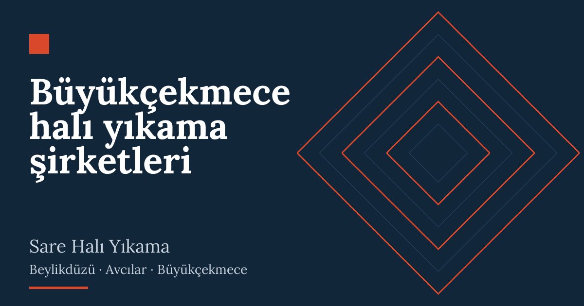 Büyükçekmece halı yıkama şirketleri: alım, yıkama ve teslim
