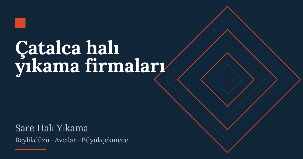 Çatalca halı yıkama firmaları | Sare Halı Yıkama