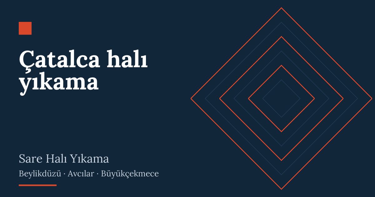 Çatalca halı yıkama | Sare Halı Yıkama