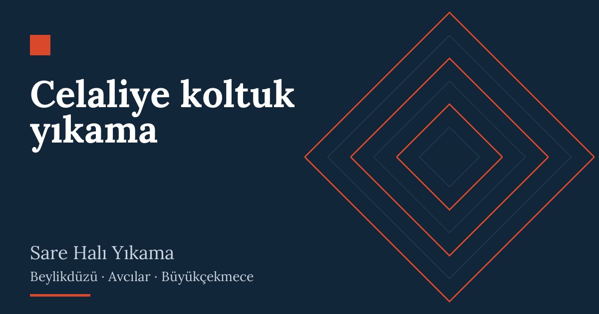 Celaliye koltuk yıkama: evde yıkama