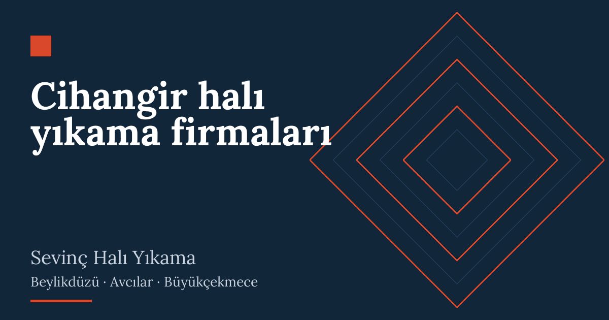 Cihangir halı yıkama firmaları | Sevinç Halı Yıkama