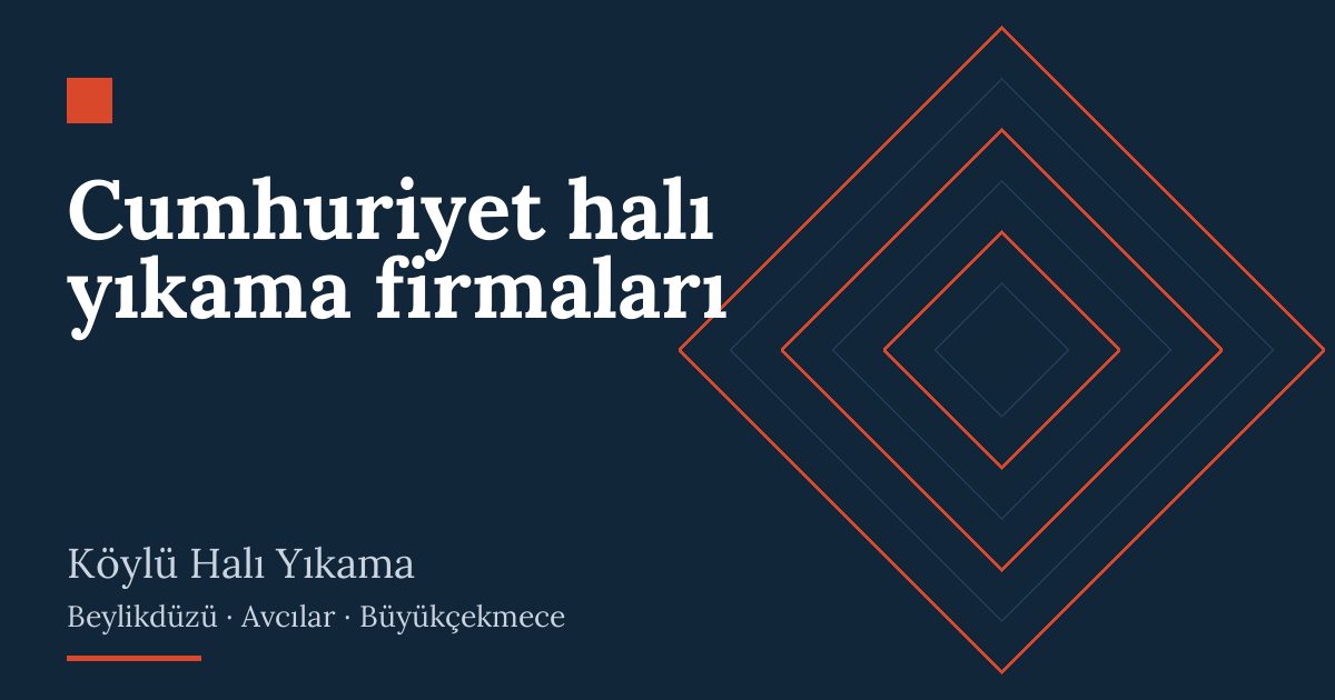 Cumhuriyet halı yıkama firmaları Cumhuriyet halı yıkama firmaları hizmeti