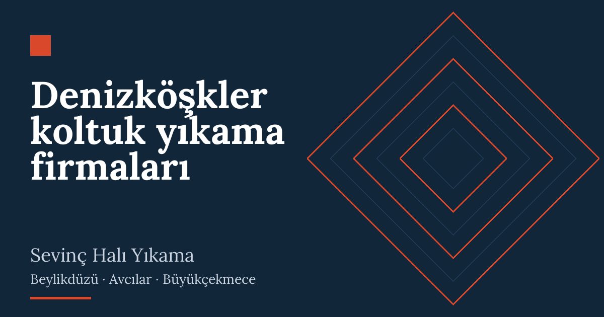 Denizköşkler koltuk yıkama firmaları: evde yıkama