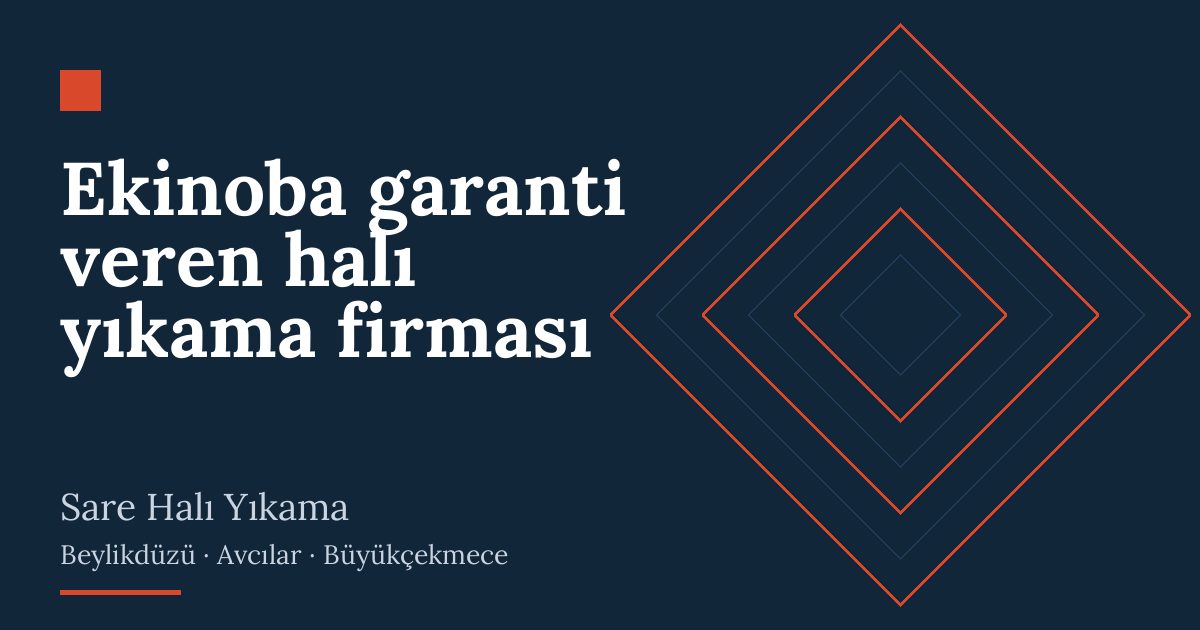 Ekinoba garanti veren halı yıkama firması: alım, yıkama ve teslim