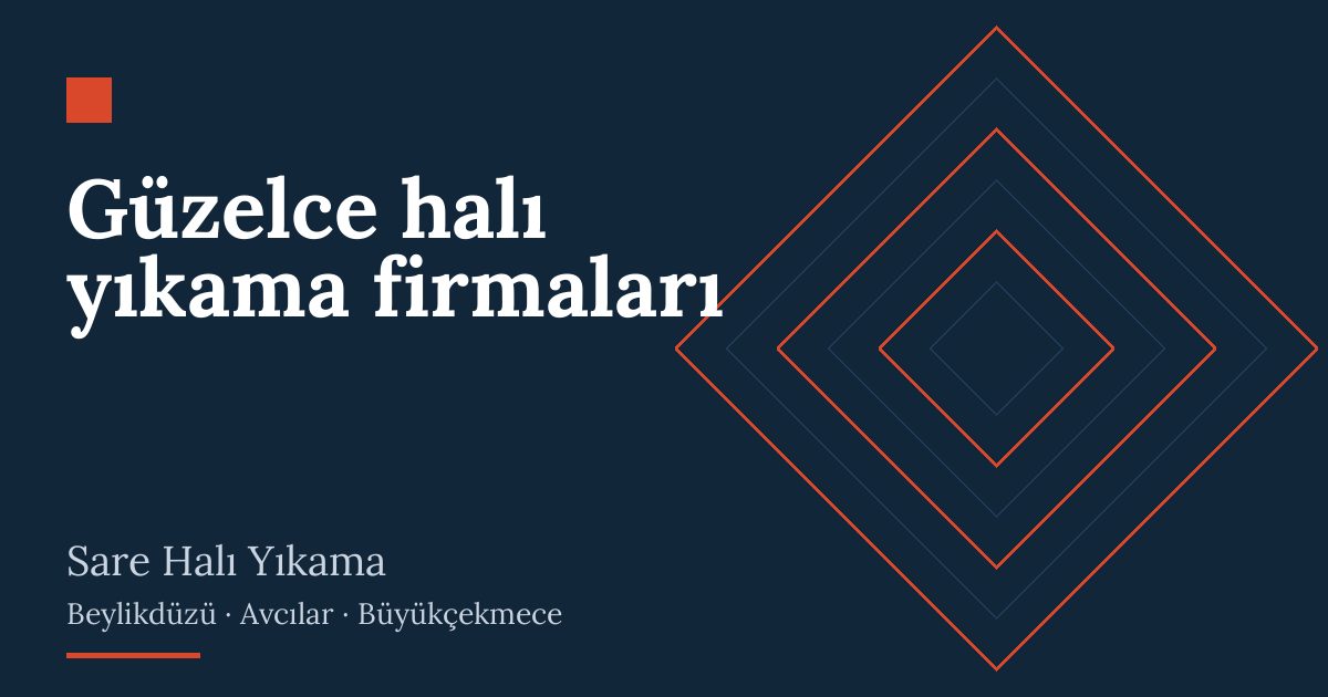 Güzelce halı yıkama firmaları hizmeti