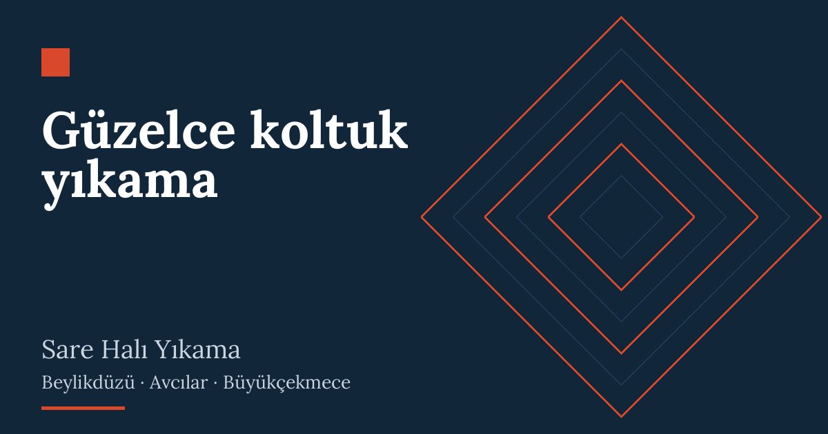 Güzelce koltuk yıkama: evde yıkama
