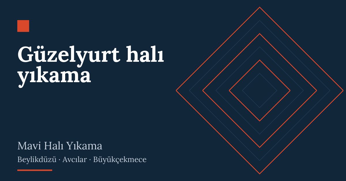 Güzelyurt halı yıkama: alım, yıkama ve teslim