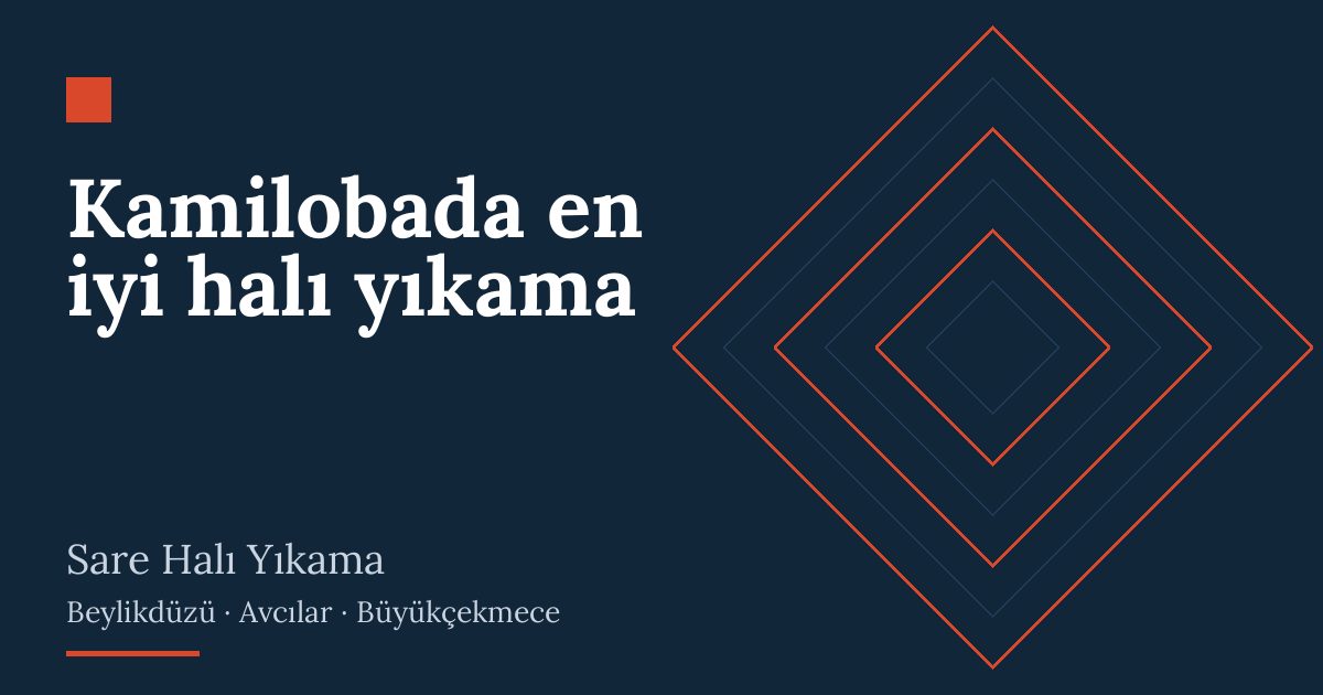 Kamilobada en iyi halı yıkama: alım, yıkama ve teslim
