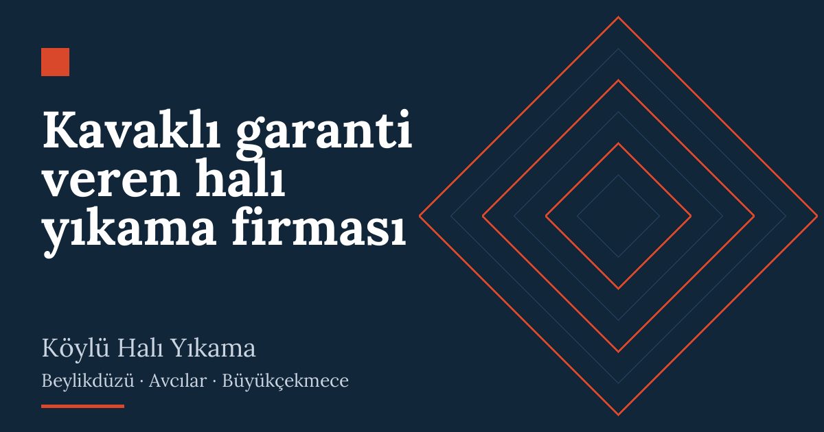 Kavaklı garanti veren halı yıkama firması hizmeti