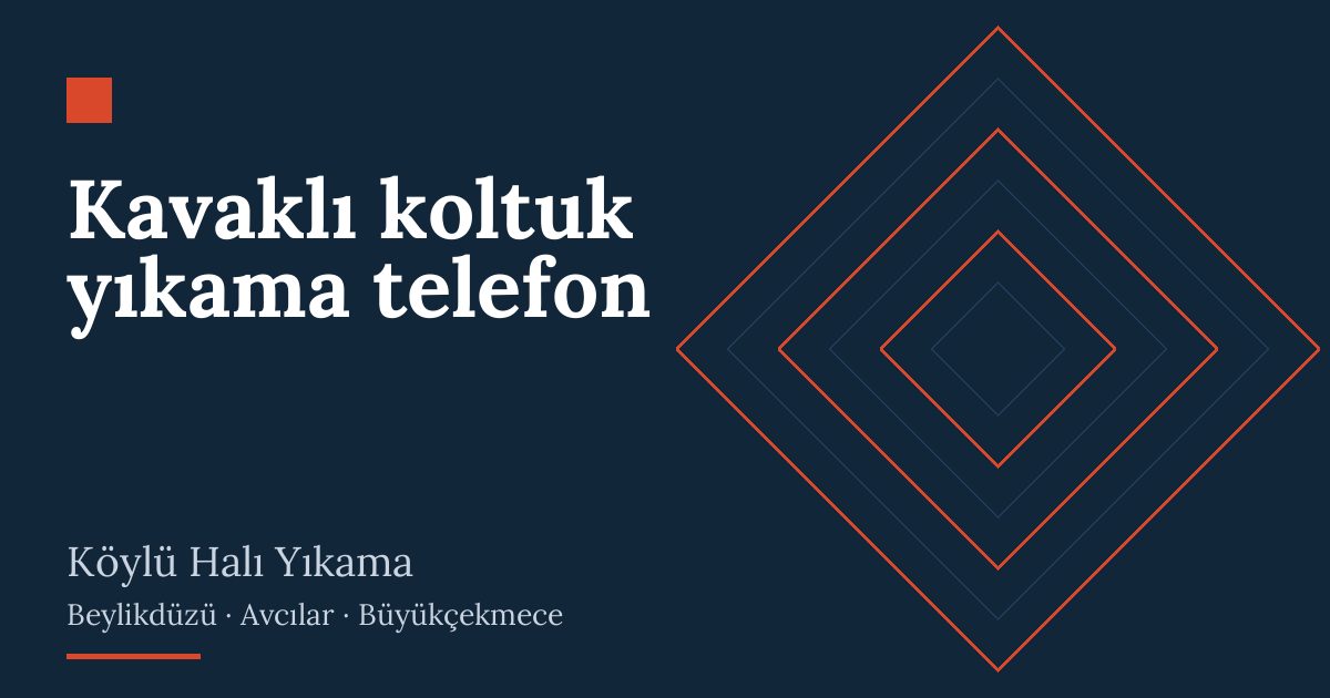 Kavaklı koltuk yıkama telefon | Köylü Halı Yıkama