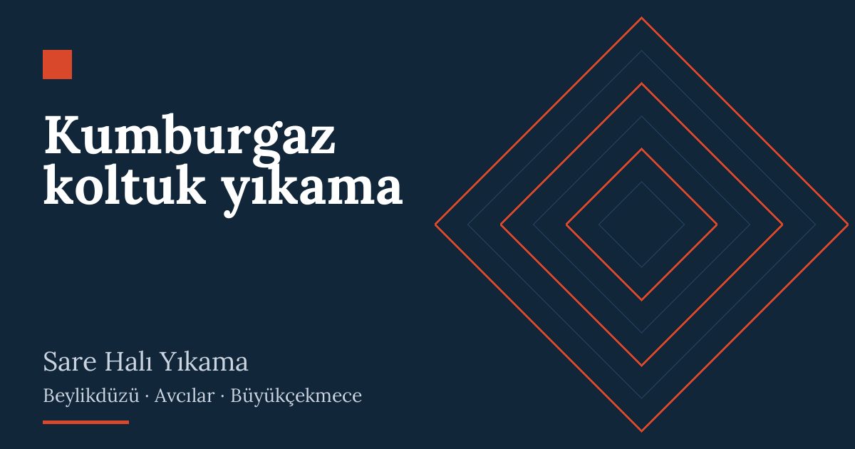 Kumburgaz koltuk yıkama hizmeti