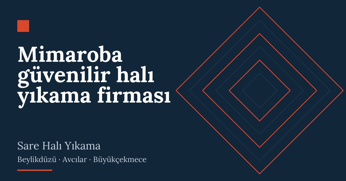 Mimaroba güvenilir halı yıkama firması: alım, yıkama ve teslim