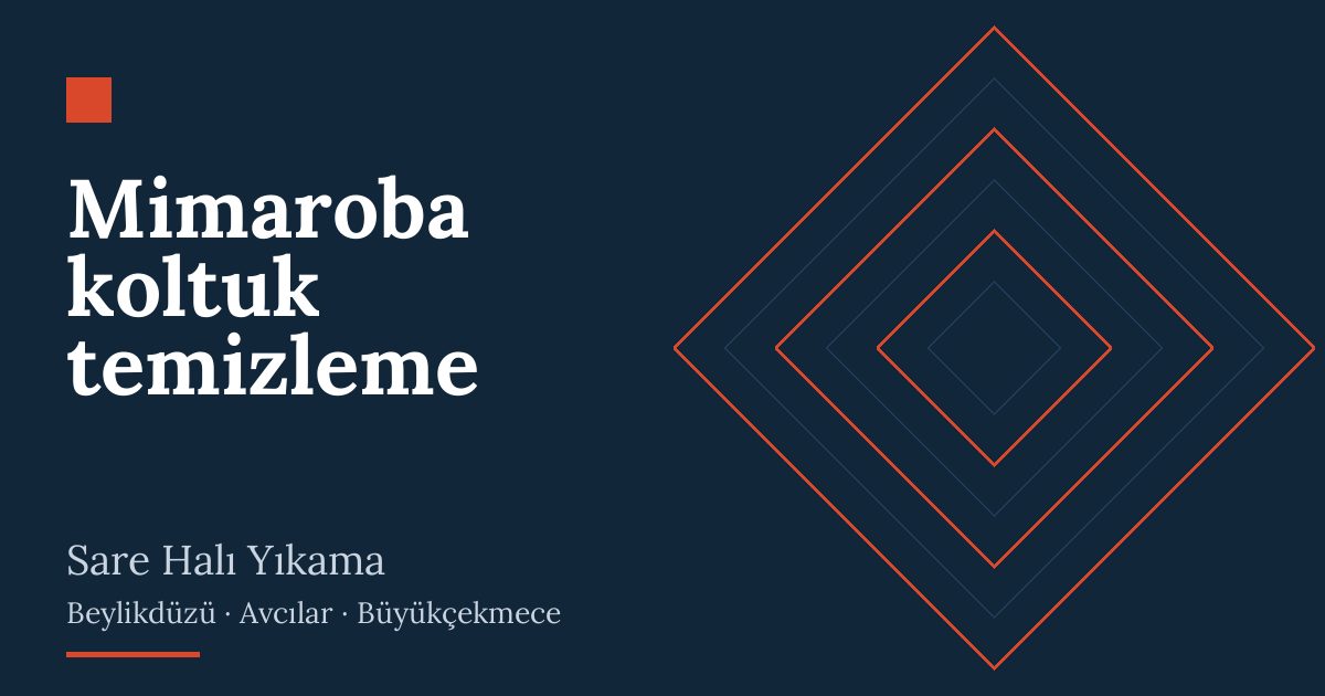 Mimaroba koltuk temizleme: evde yıkama