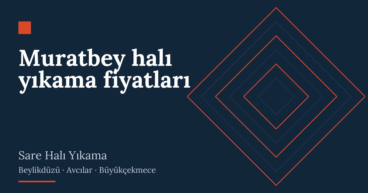 Muratbey halı yıkama fiyatları hizmeti
