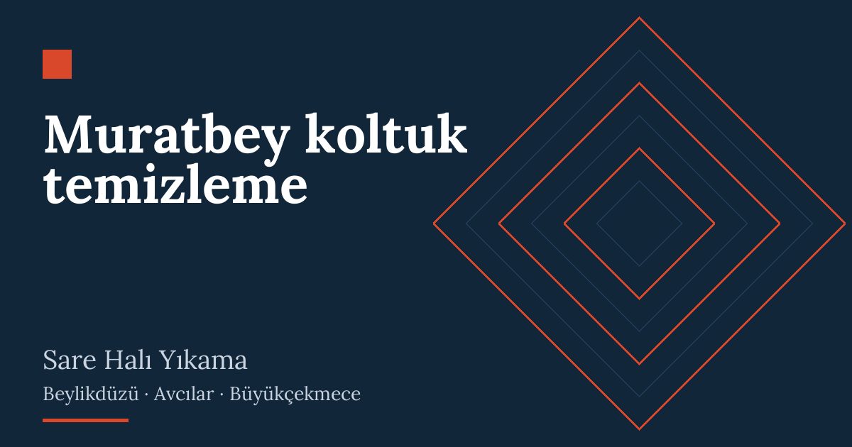 Muratbey koltuk temizleme: evde yıkama