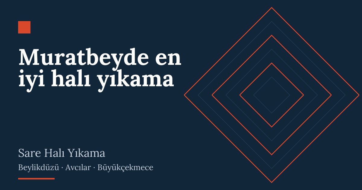Muratbeyde en iyi halı yıkama hizmeti