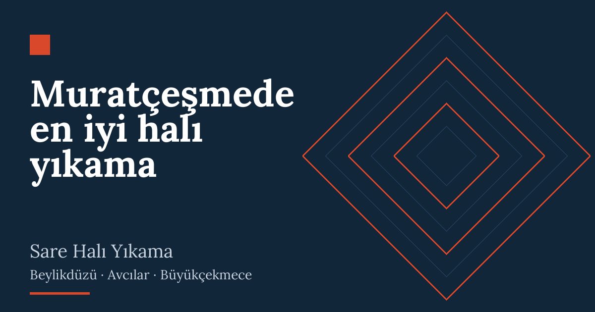 Muratçeşmede en iyi halı yıkama hizmeti