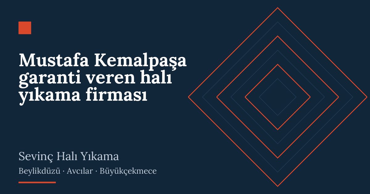 Mustafa Kemalpaşa garanti veren halı yıkama firması – hizmet özeti