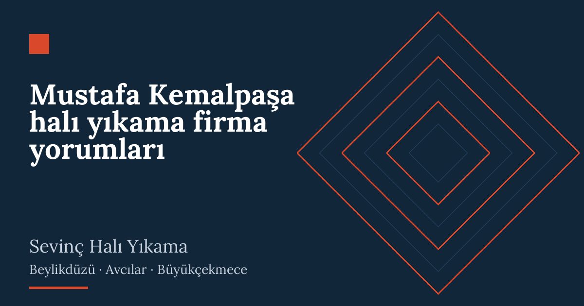 Mustafa Kemalpaşa halı yıkama firma yorumları: alım, yıkama ve teslim