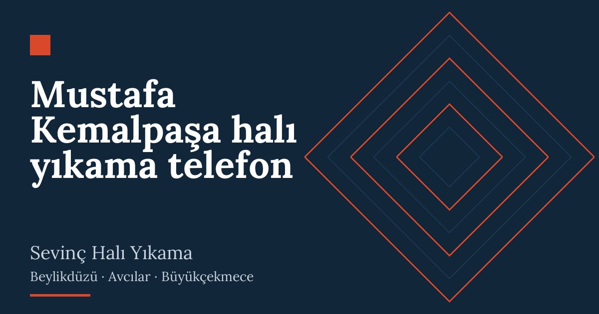Mustafa Kemalpaşa halı yıkama telefon – hizmet özeti