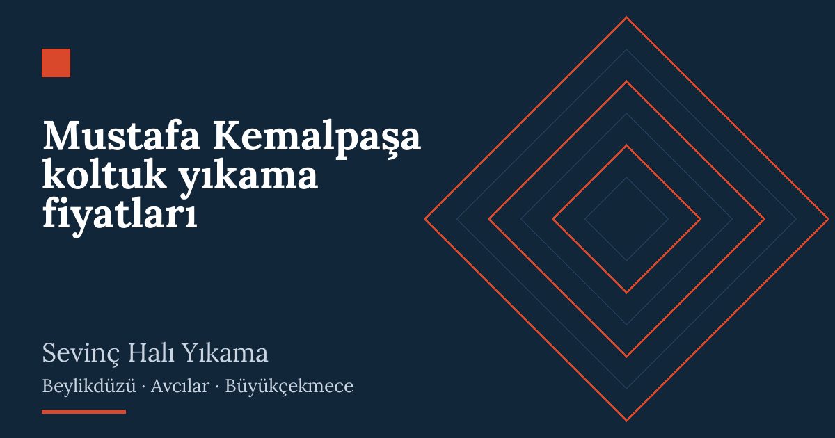 Mustafa Kemalpaşa koltuk yıkama fiyatları | Sevinç Halı Yıkama