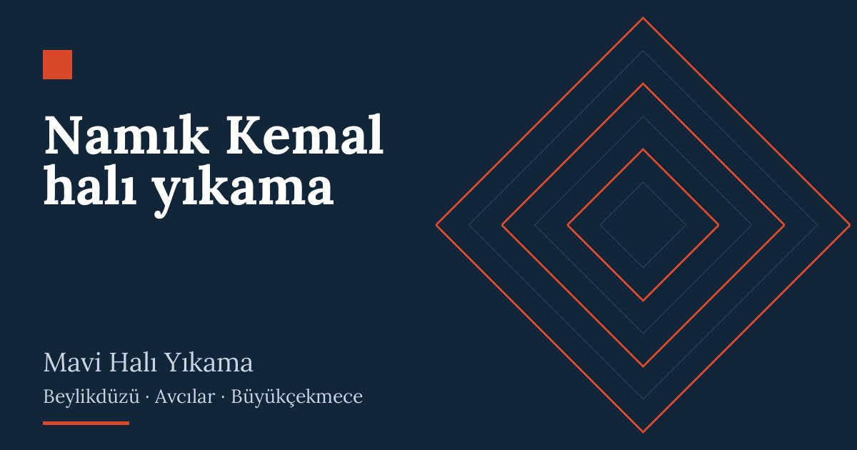 Namık Kemal halı yıkama hizmeti