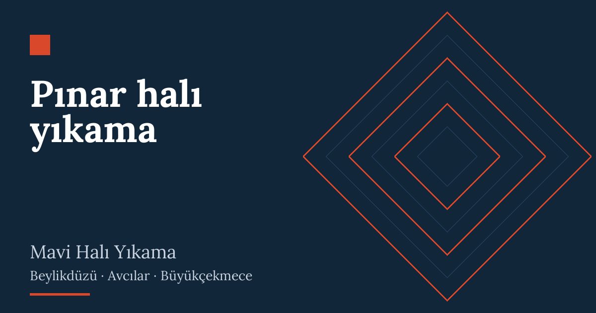Pınar halı yıkama – hizmet özeti
