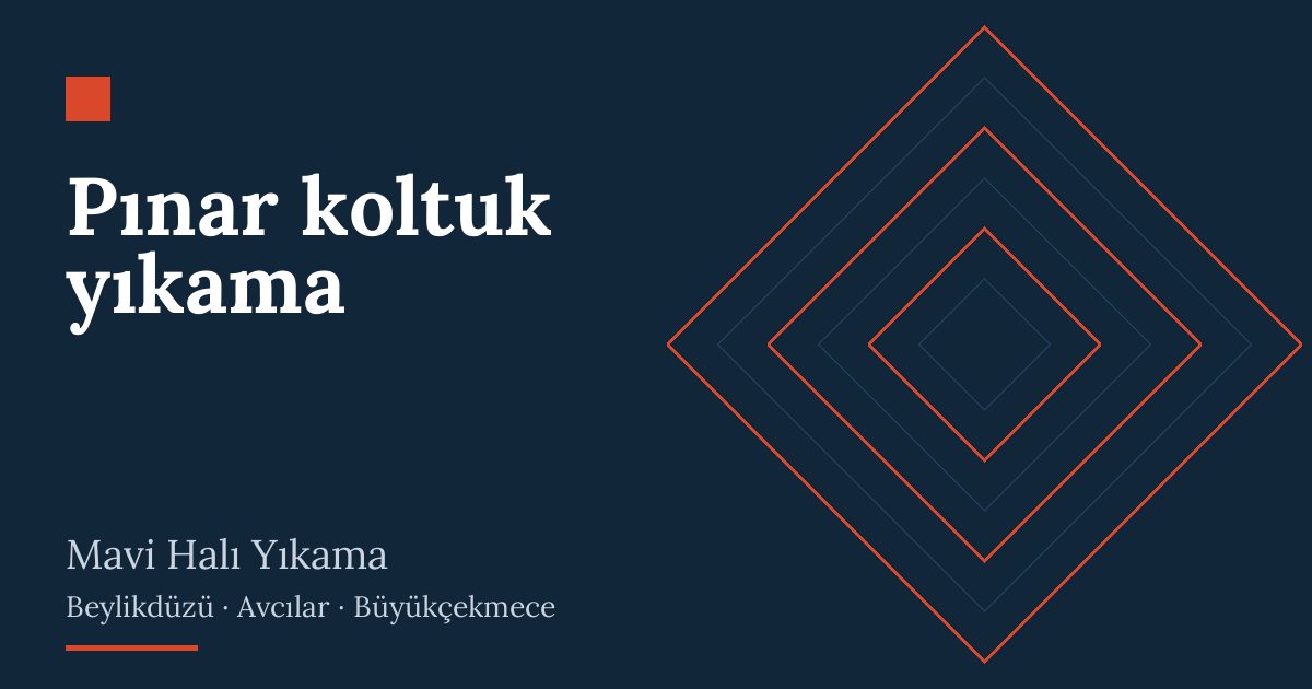 Pınar koltuk yıkama | Mavi Halı Yıkama