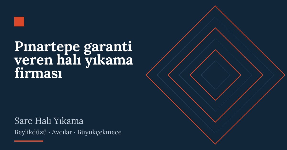 Pınartepe garanti veren halı yıkama firması: alım, yıkama ve teslim