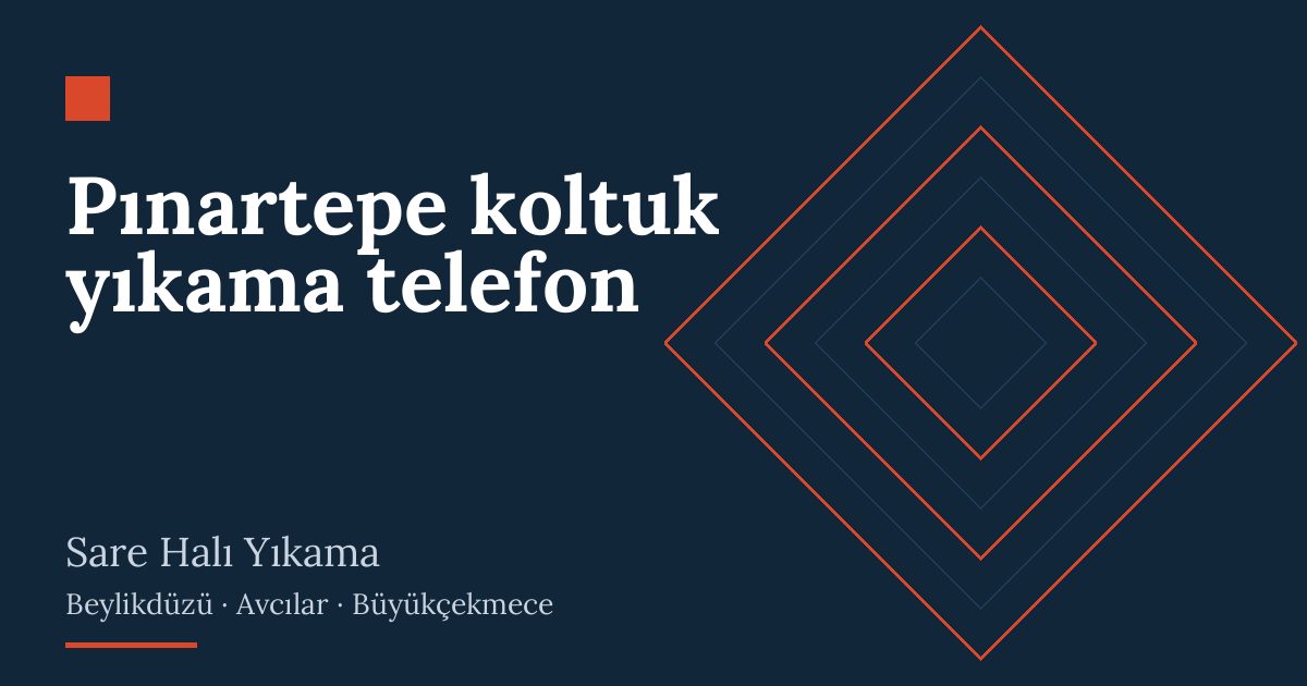Pınartepe koltuk yıkama telefon: evde yıkama