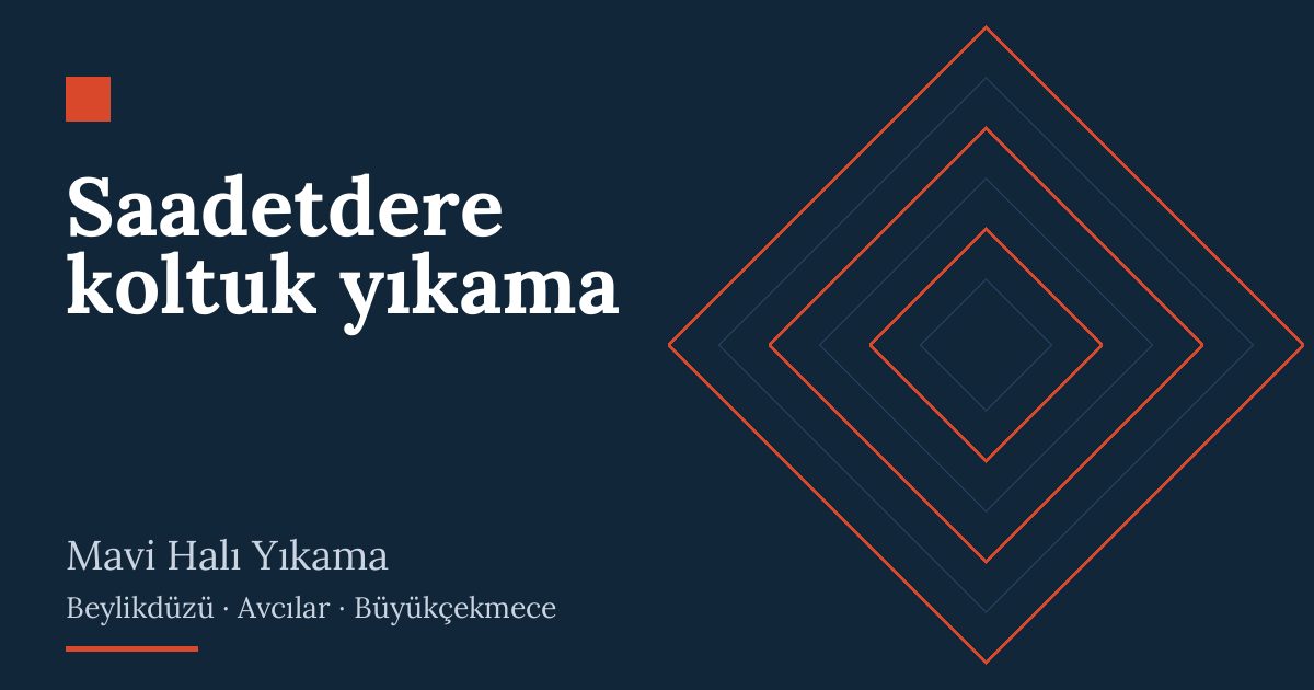 Saadetdere koltuk yıkama: evde yıkama