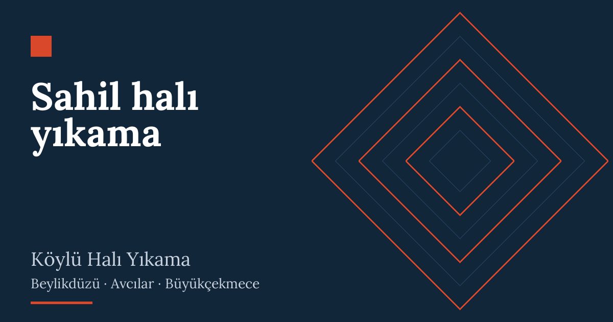 Sahil halı yıkama | Köylü Halı Yıkama