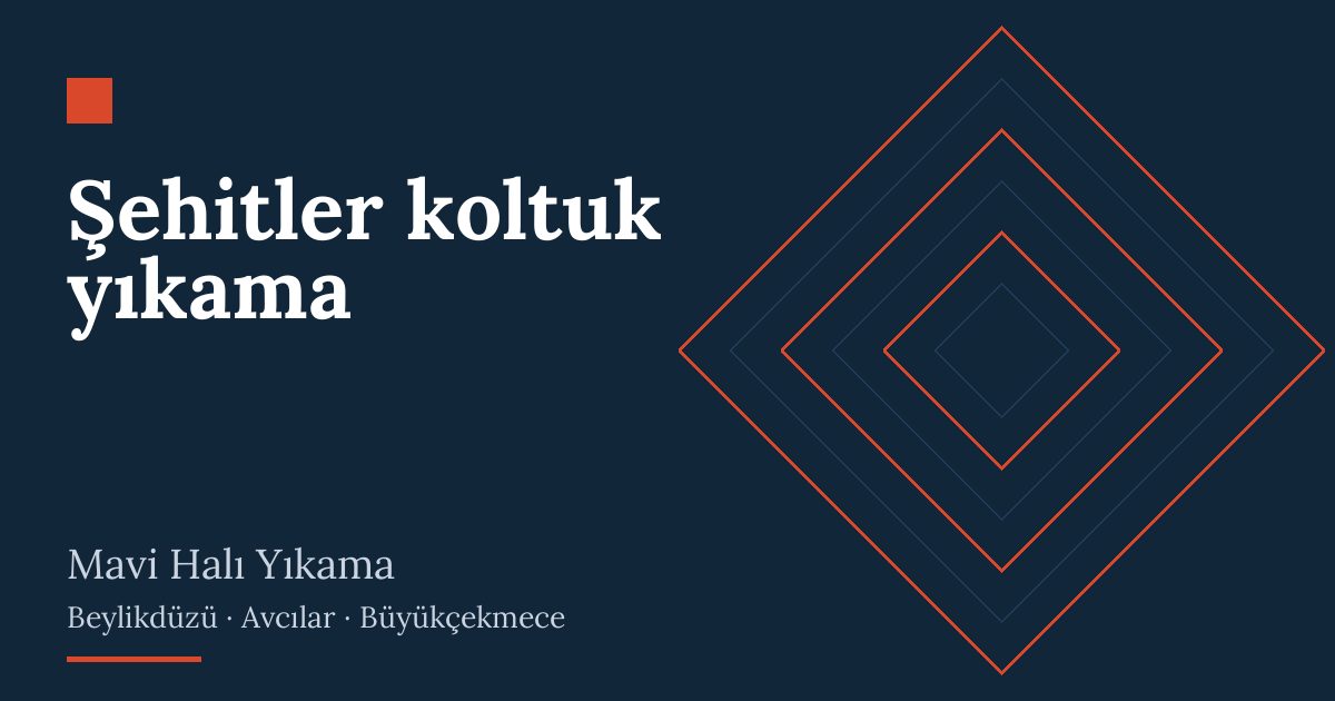 Şehitler koltuk yıkama – hizmet özeti