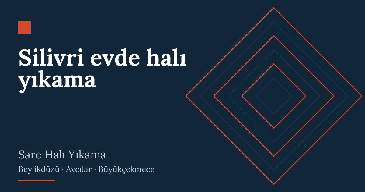 Silivri evde halı yıkama hizmeti