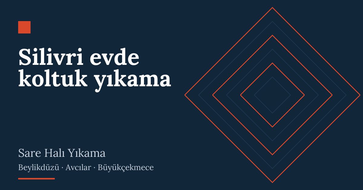 Silivri evde koltuk yıkama | Sare Halı Yıkama